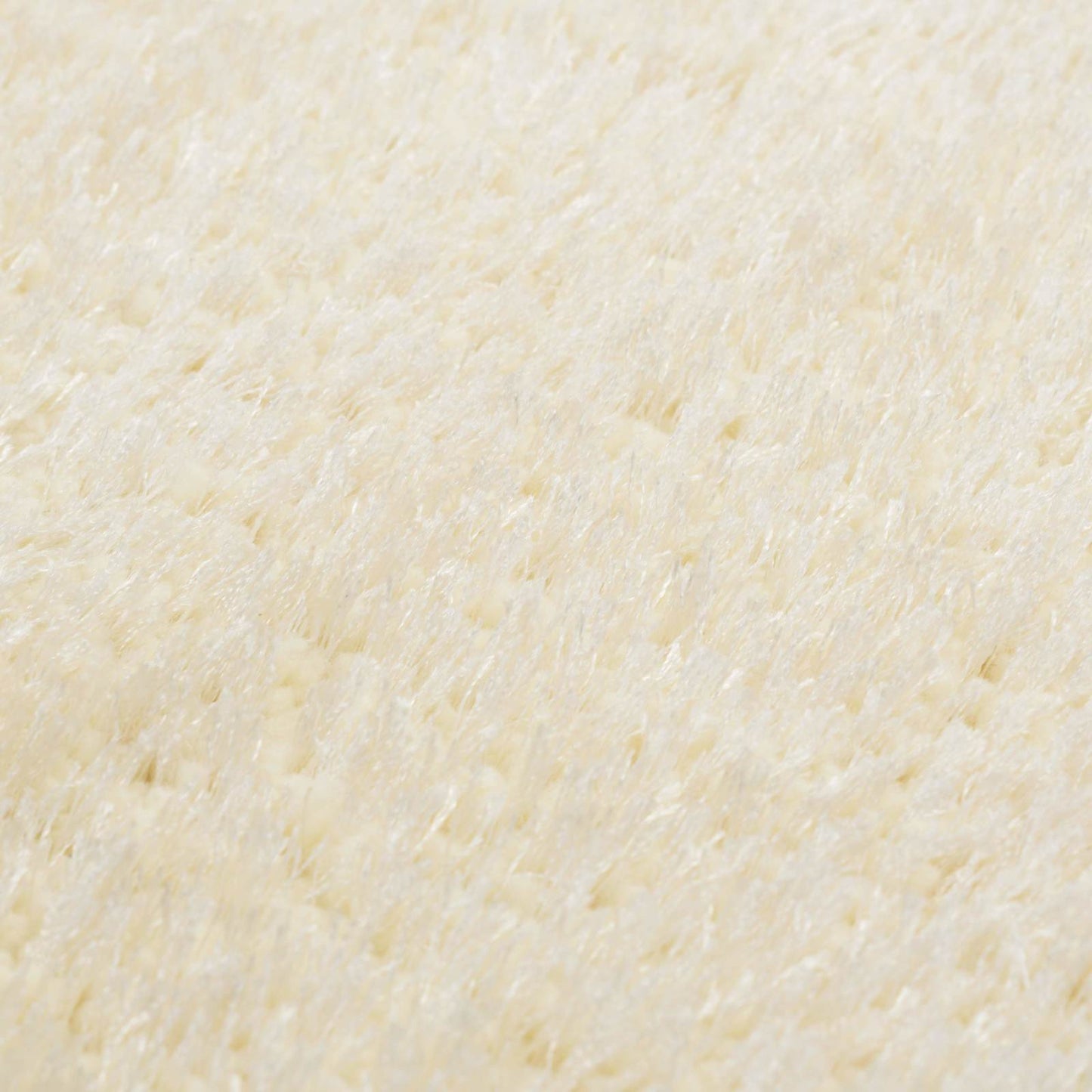 Tappeto Shaggy per Area Crema 120 x 160 cm Polietilene