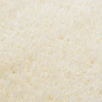 Tappeto Shaggy per Area Crema 120 x 160 cm Polietilene