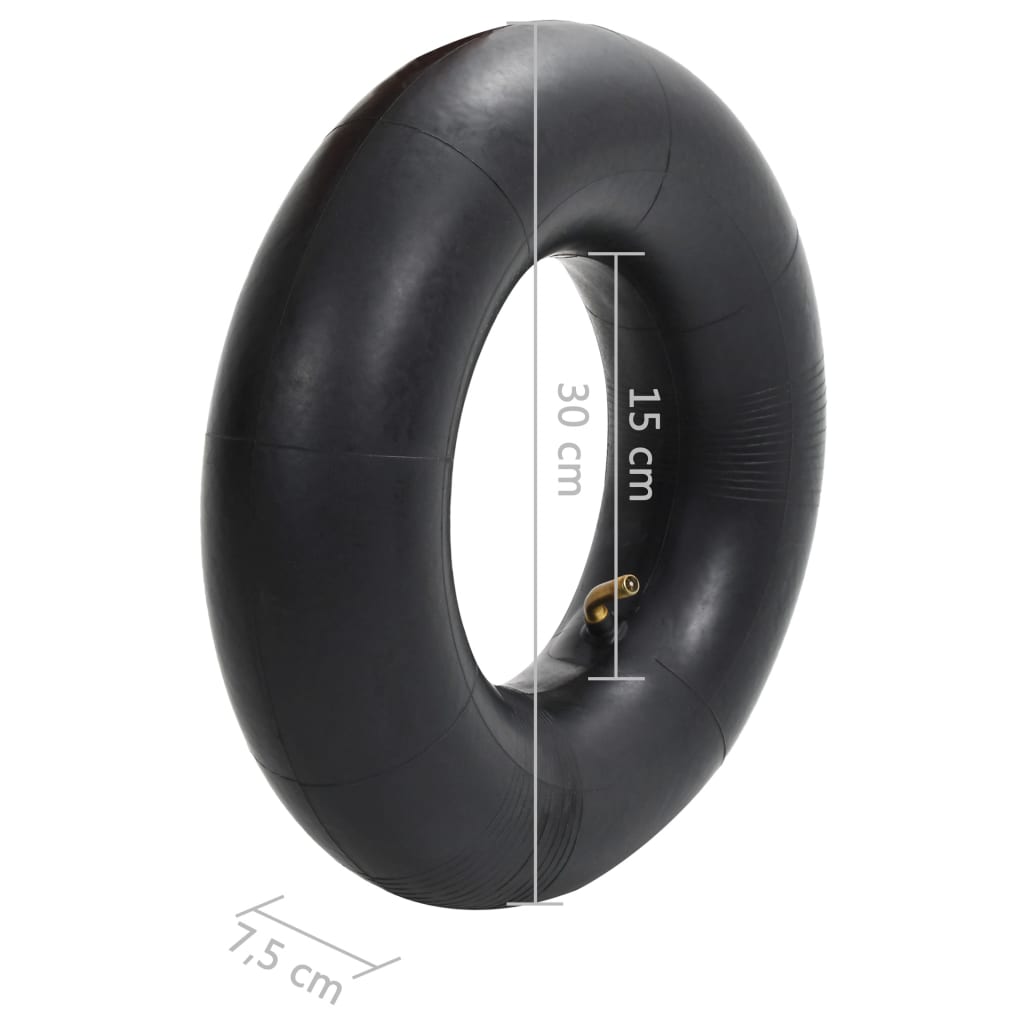 Camere d'Aria per Carriola 2 pz 13x5,00-6 Gomma - homemem39