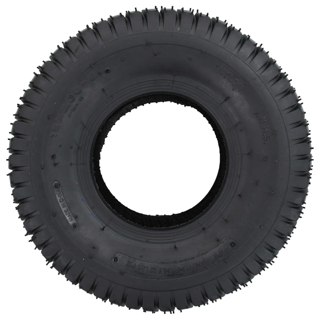 Ruote per Carriola 2 pz 15x6.00-6 4PR Gomma - homemem39
