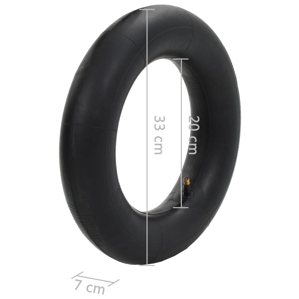 Camere d'Aria Carriola 2pz 3.50-8/16x4/4.00-8/400x100 Gomma - homemem39