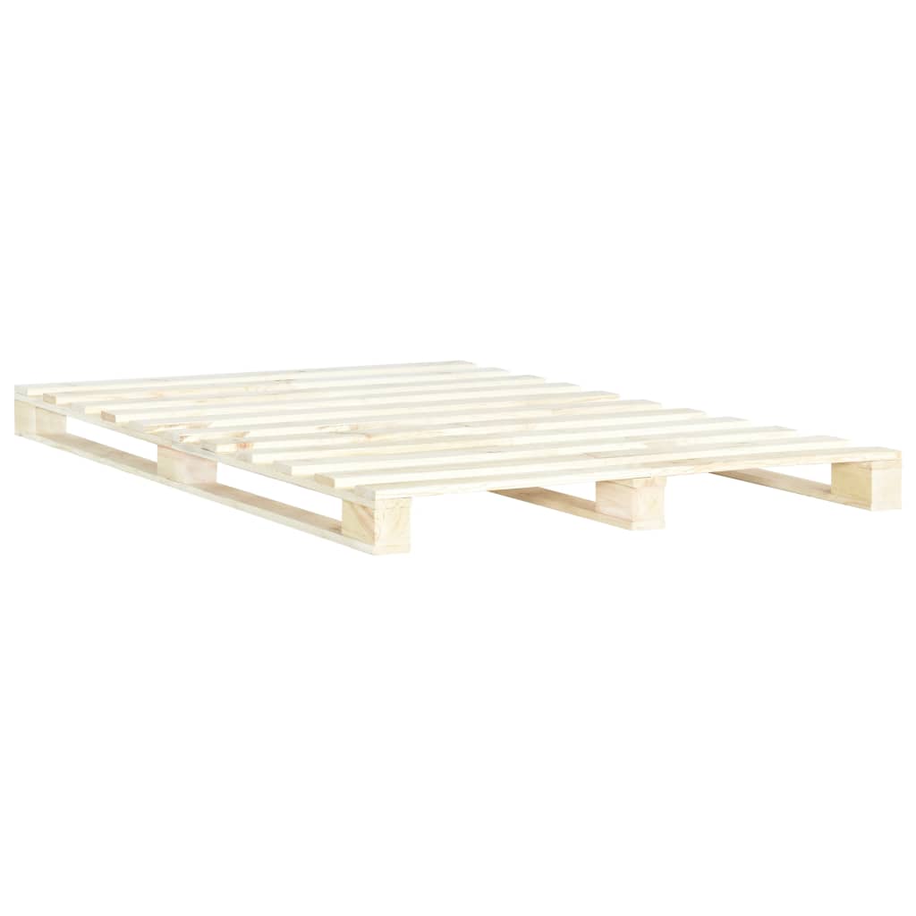 Giroletto in Pallet di Legno Massello di Pino 160x200 cm | homemem39