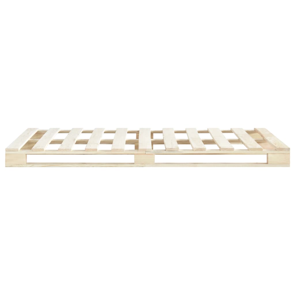 Giroletto in Pallet di Legno Massello di Pino 180x200 cm | homemem39