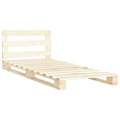 Giroletto in Pallet di Legno Massello di Pino 100x200 cm | homemem39