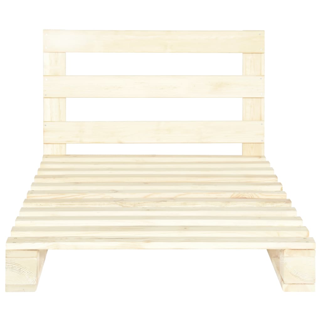 Giroletto in Pallet di Legno Massello di Pino 100x200 cm | homemem39