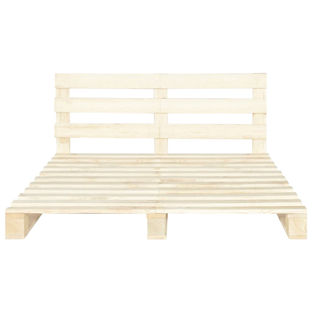 Giroletto in Pallet di Legno Massello di Pino 140x200 cm | homemem39