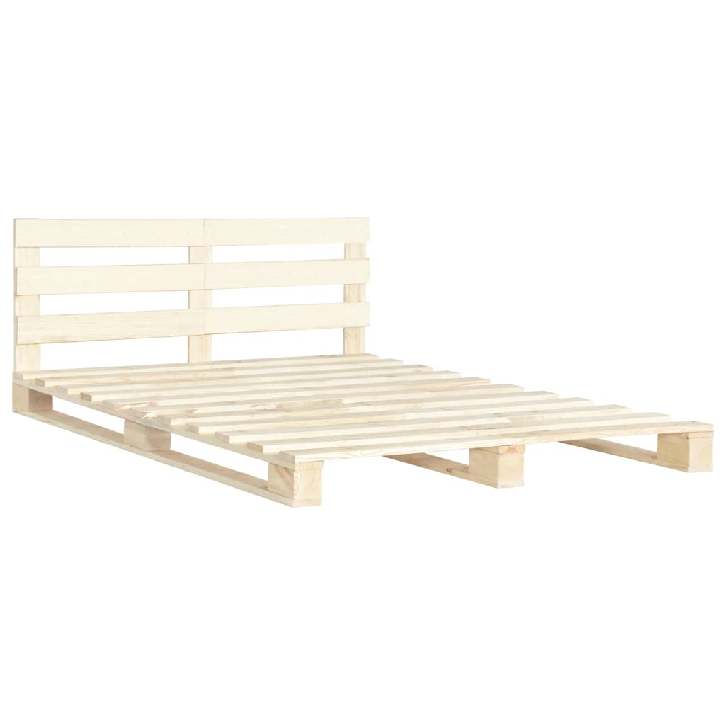 Giroletto in Pallet di Legno Massello di Pino 200x200 cm | homemem39