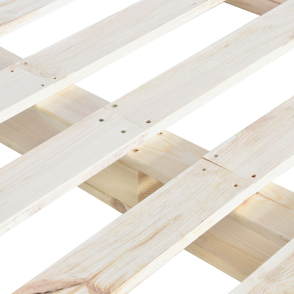 Giroletto in Pallet di Legno Massello di Pino 200x200 cm | homemem39