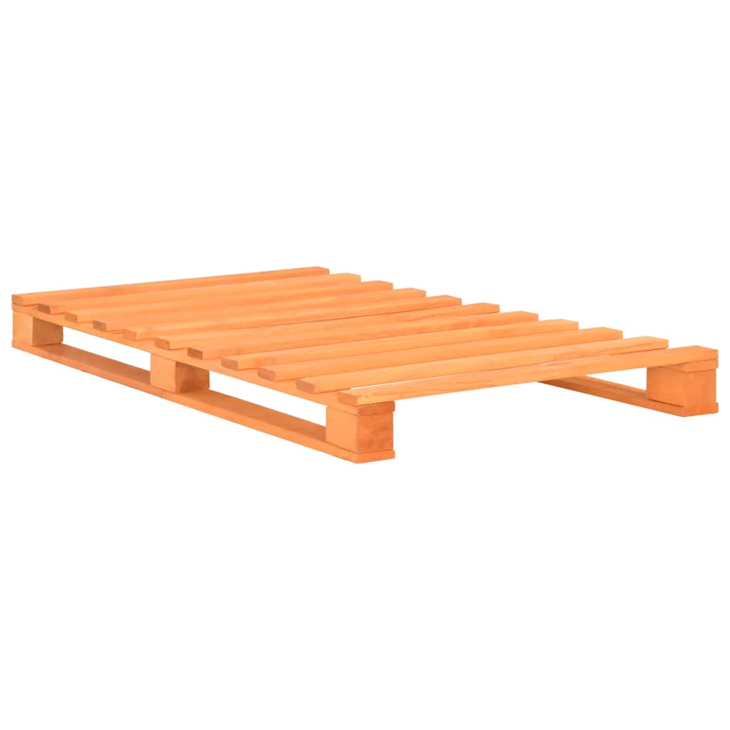 Giroletto in Pallet Marrone Legno Massello di Pino 100x200 cm | homemem39