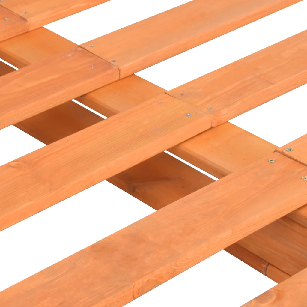 Giroletto Pallet in Legno Massello di Pino 140x200 cm | homemem39