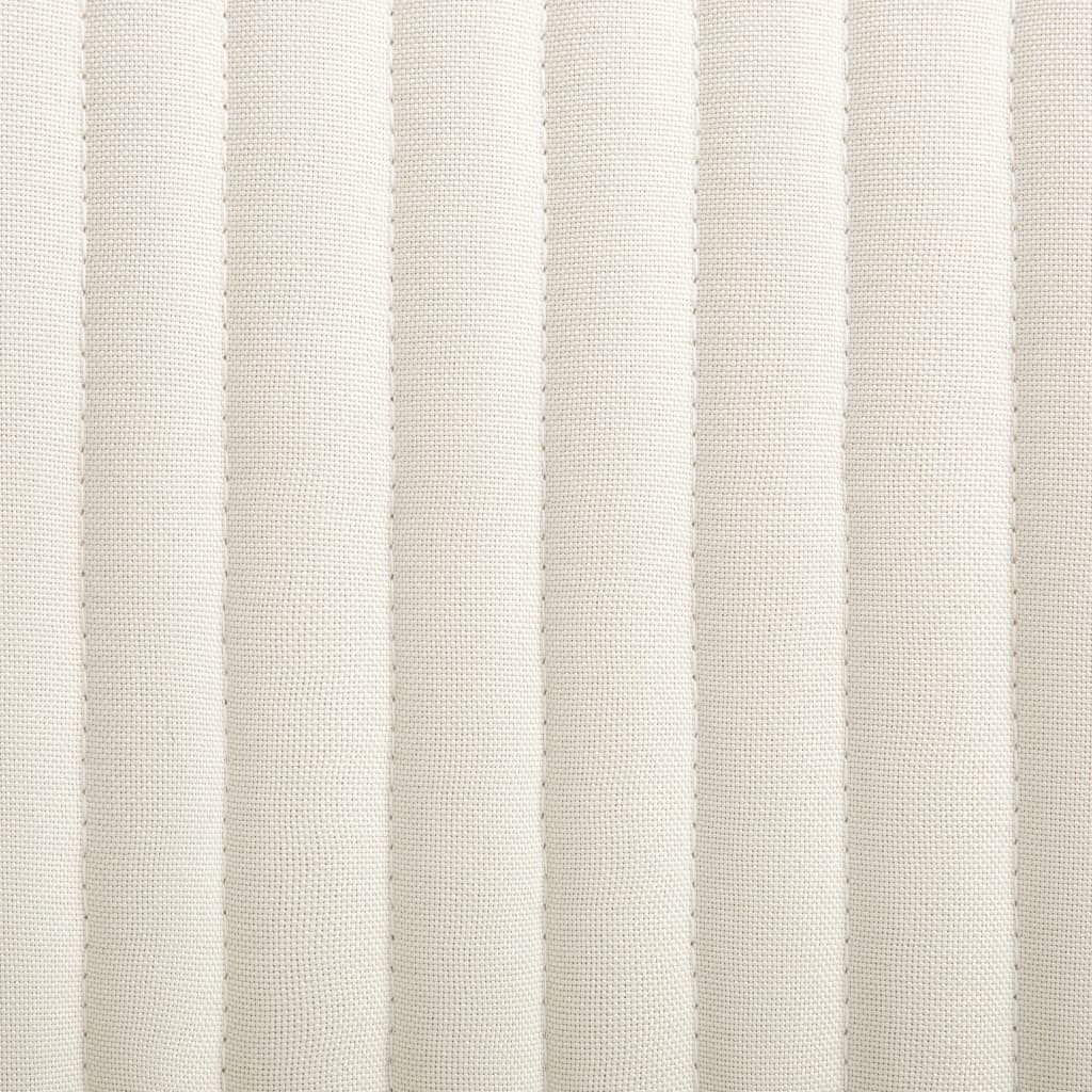 Sedie da Pranzo 6 pz Crema in Tessuto - homemem39