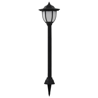 Lampade Solari da Esterno 6 pz LED Nere - homemem39