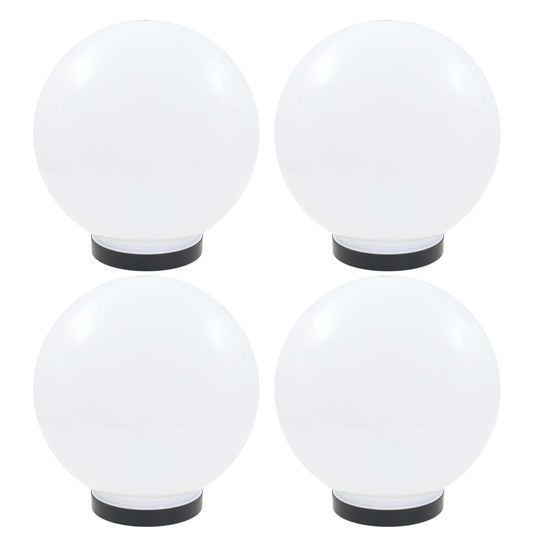 Set Lampade a LED Sferiche 4 pz 25 cm in PMMA - homemem39