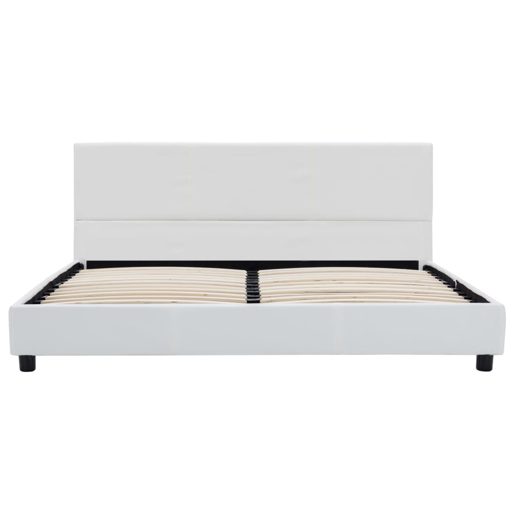 Giroletto Bianco in Similpelle 160x200 cm | homemem39