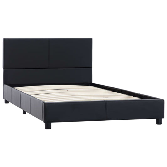 Giroletto Nero in Similpelle 90x200 cm | homemem39