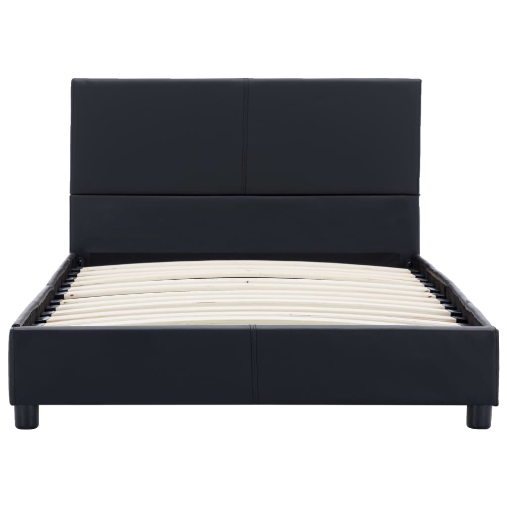 Giroletto Nero in Similpelle 90x200 cm | homemem39