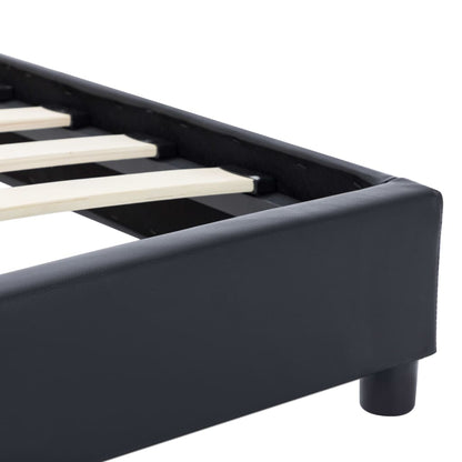 Giroletto Nero in Similpelle 90x200 cm | homemem39