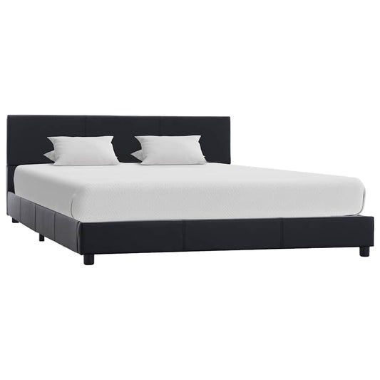 Giroletto Nero in Similpelle 120x200 cm