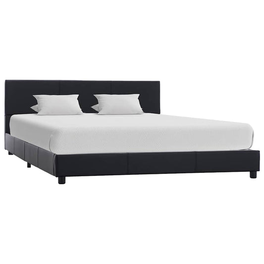 Giroletto Nero in Similpelle 140x200 cm