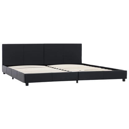 Giroletto Nero in Similpelle 180x200 cm | homemem39