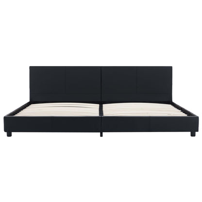 Giroletto Nero in Similpelle 180x200 cm | homemem39