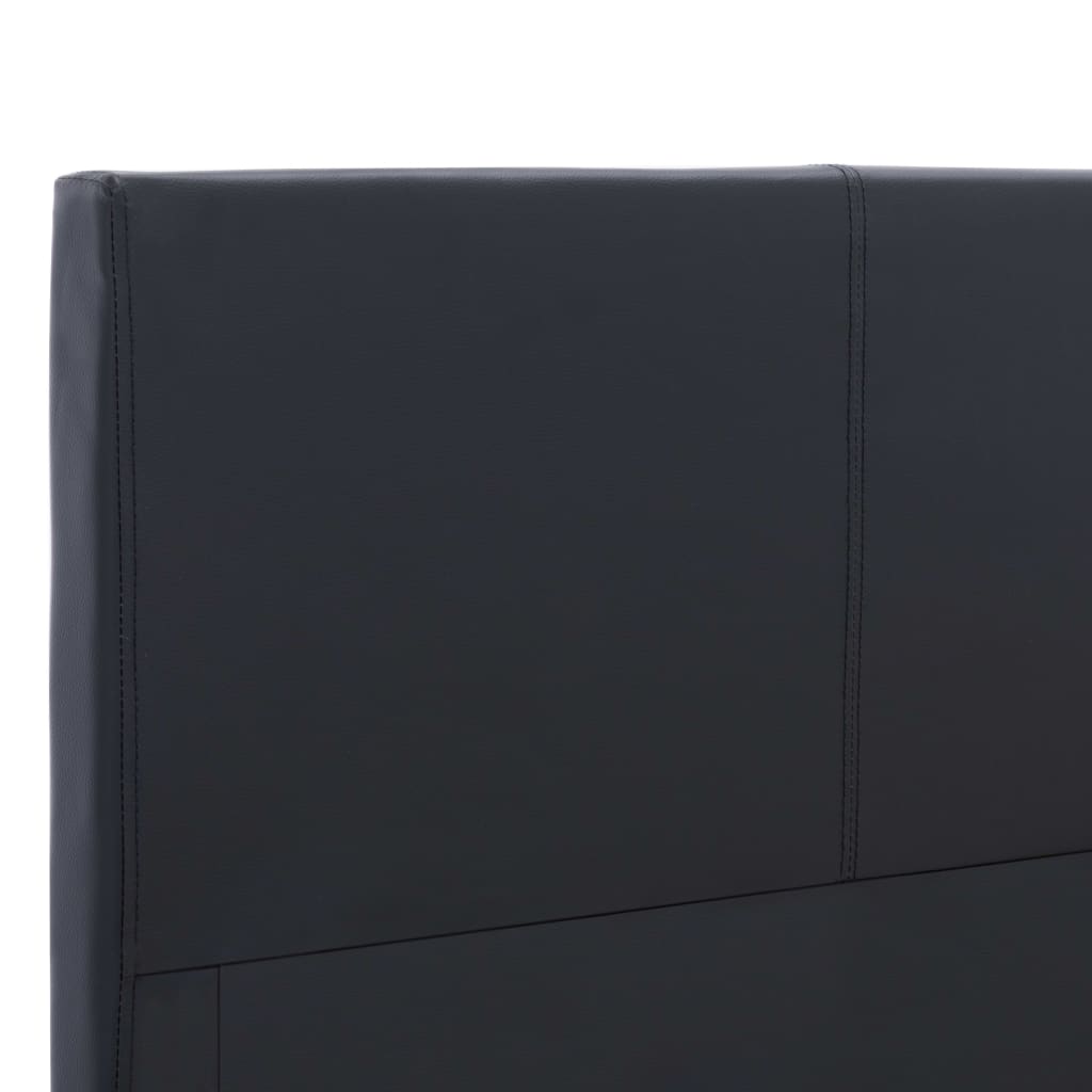 Giroletto Nero in Similpelle 180x200 cm | homemem39