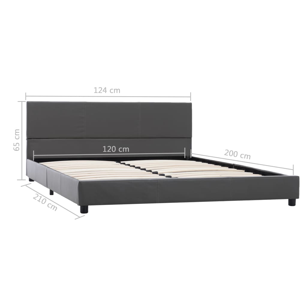 Giroletto Grigio in Similpelle 120x200 cm | homemem39