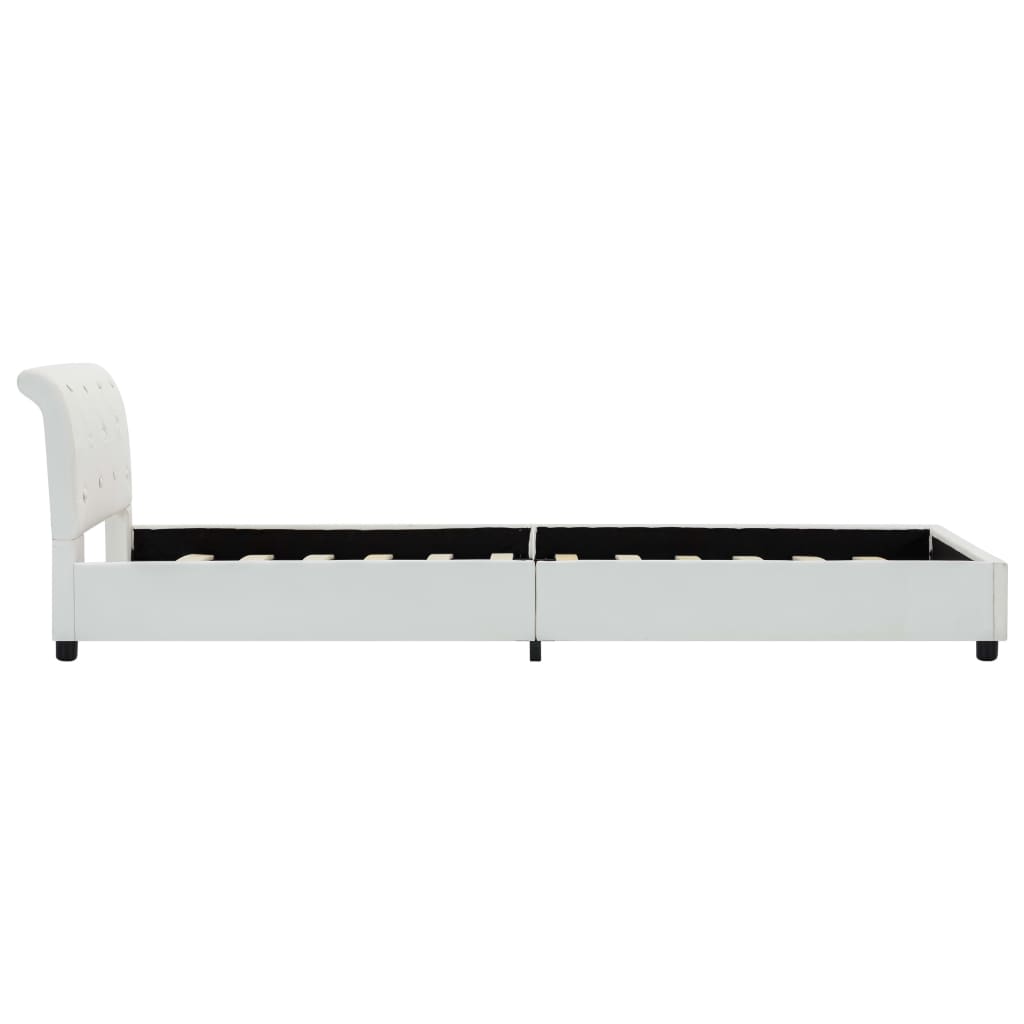 Giroletto Bianco in Similpelle 90x200 cm | homemem39