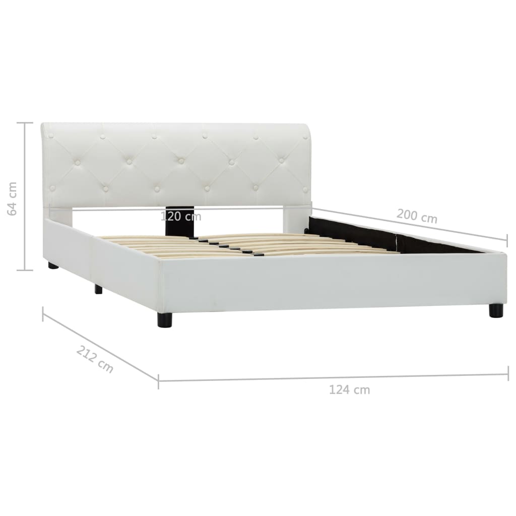 Giroletto Bianco in Similpelle 120x200 cm | homemem39
