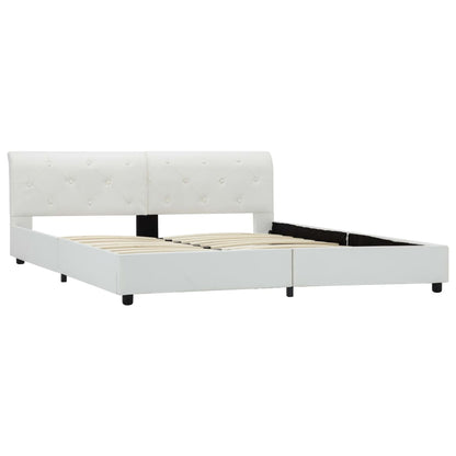 Giroletto Bianco in Similpelle 160x200 cm | homemem39
