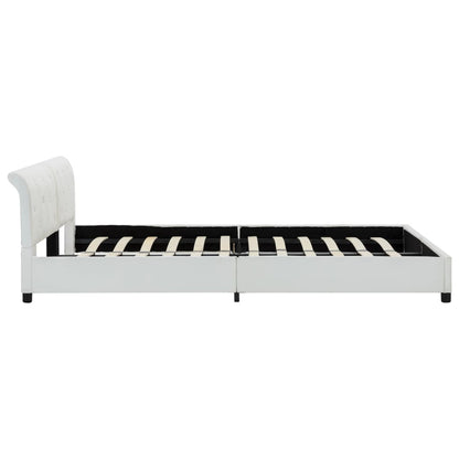 Giroletto Bianco in Similpelle 160x200 cm | homemem39