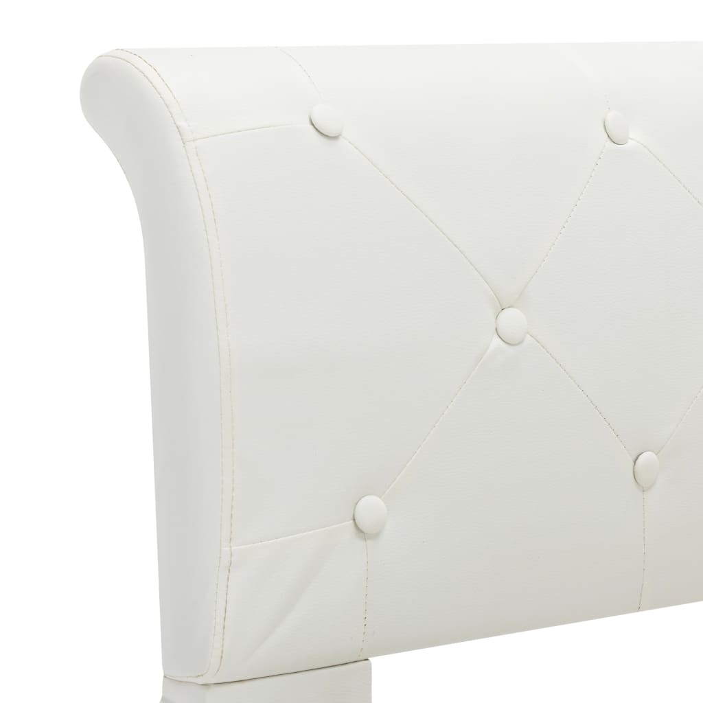 Giroletto Bianco in Similpelle 160x200 cm | homemem39