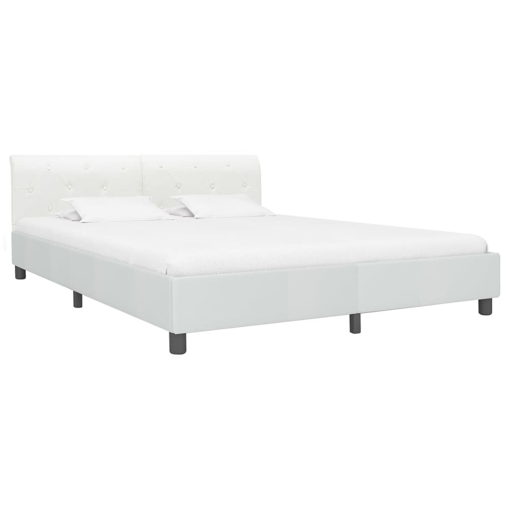 Giroletto Bianco in Similpelle 180x200 cm | homemem39