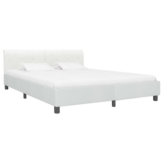 Giroletto Bianco in Similpelle 180x200 cm | homemem39