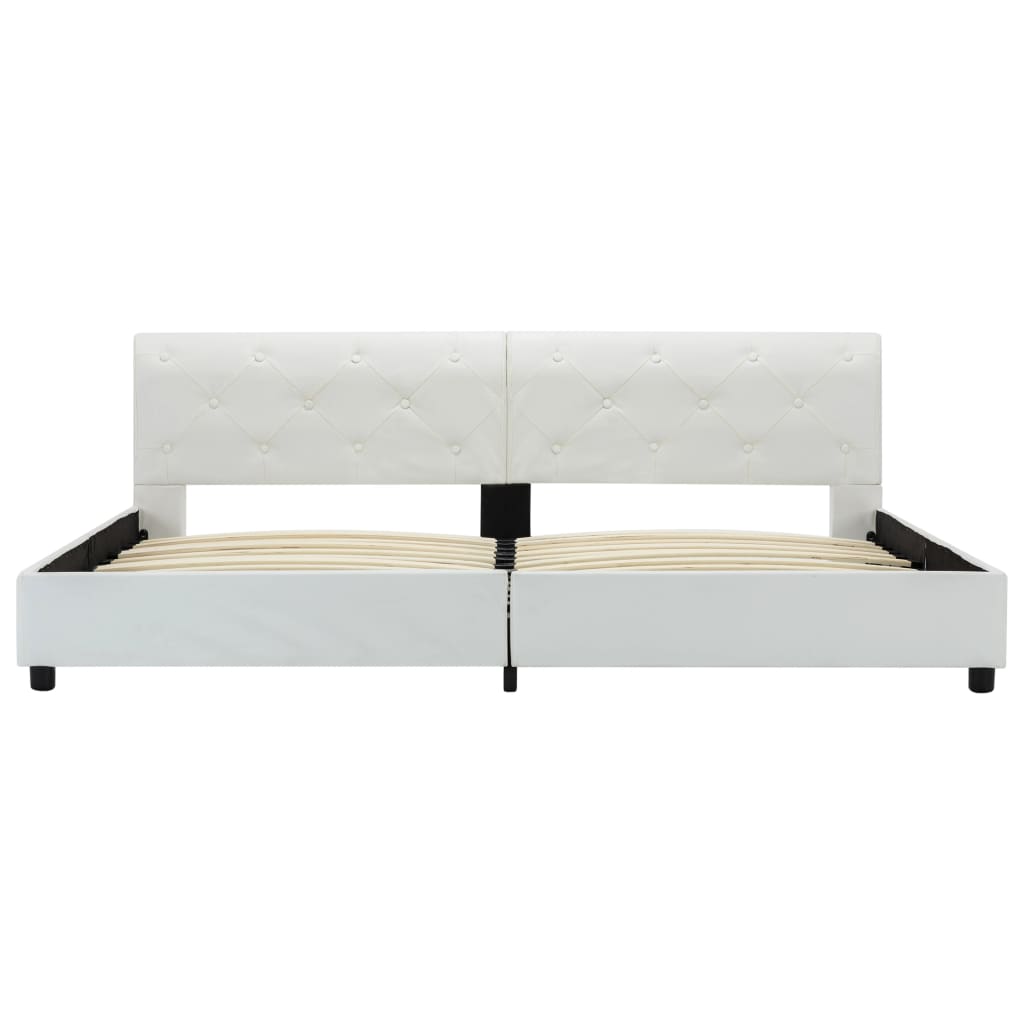 Giroletto Bianco in Similpelle 180x200 cm | homemem39