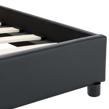 Giroletto Nero in Similpelle 140x200 cm