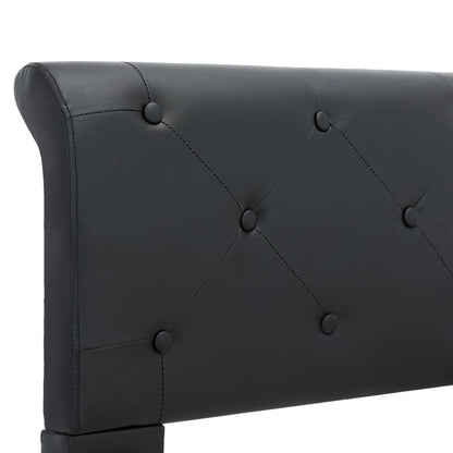 Giroletto Nero in Similpelle 160x200 cm | homemem39