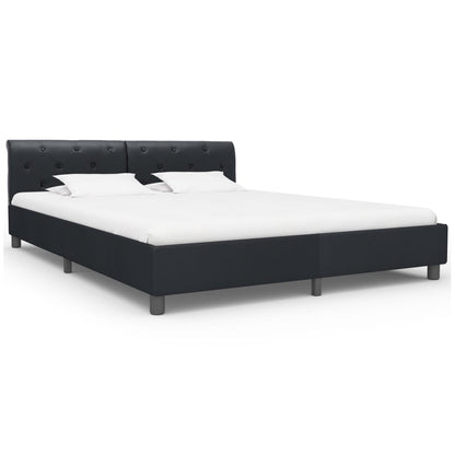 Giroletto Nero in Similpelle 180x200 cm | homemem39