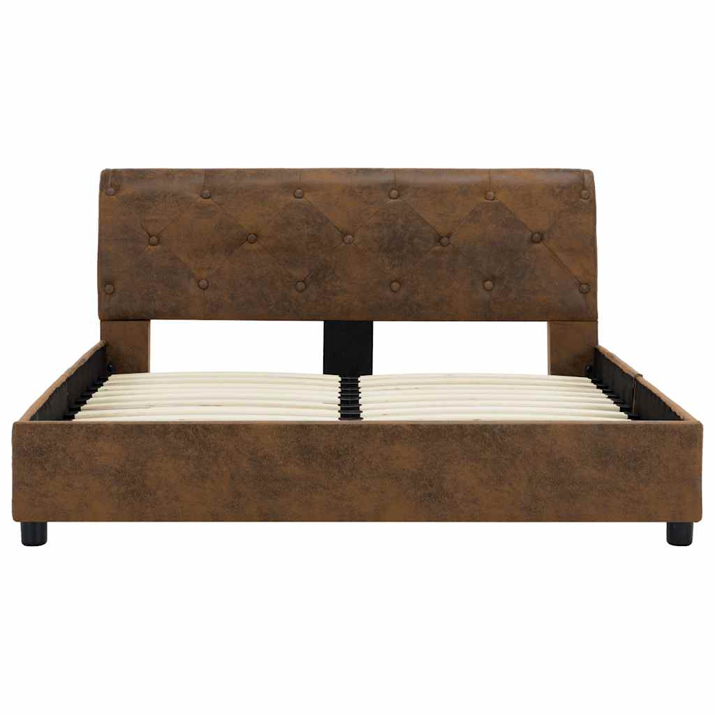 Giroletto Marrone in Similpelle Scamosciata