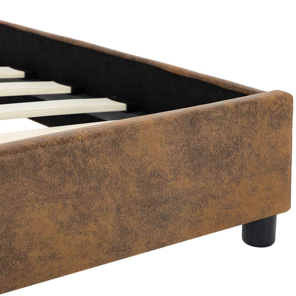 Giroletto Marrone in Similpelle Scamosciata