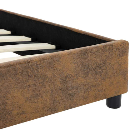 Giroletto Marrone in Similpelle Scamosciata