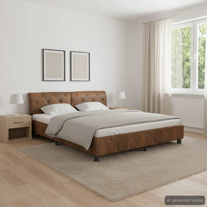 Giroletto Marrone in Similpelle Scamosciata