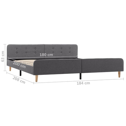 Giroletto Grigio Chiaro in Tessuto 180x200 cm | homemem39