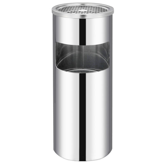 Pattumiera con Posacenere da Albergo 30 L Acciaio Inox - homemem39