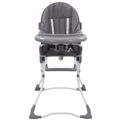 Seggiolone Pappa per Bambini Grigio e Bianco - homemem39
