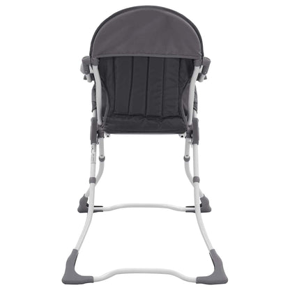 Seggiolone Pappa per Bambini Grigio e Bianco - homemem39