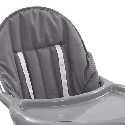 Seggiolone Pappa per Bambini Grigio e Bianco - homemem39