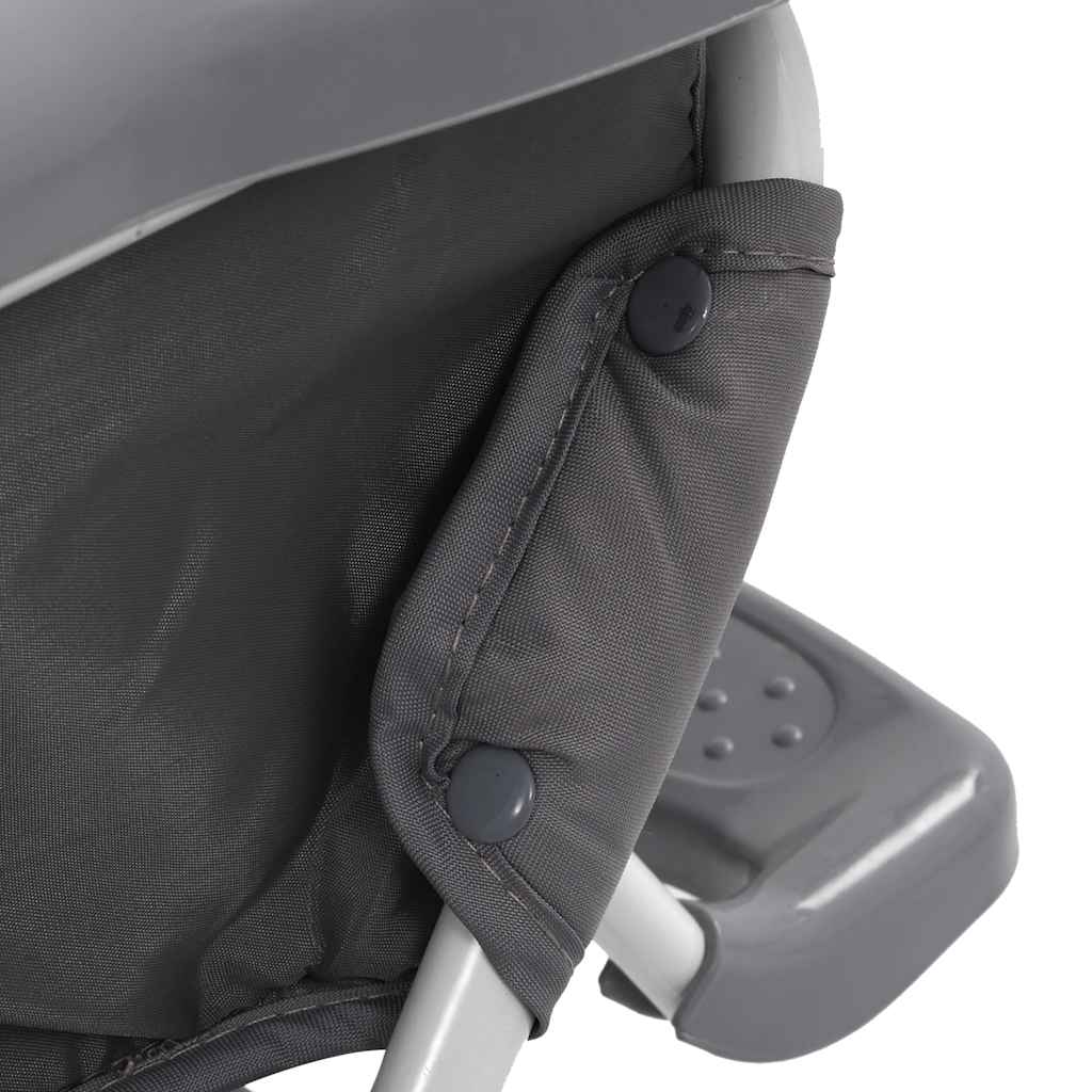 Seggiolone Pappa per Bambini Grigio e Bianco - homemem39