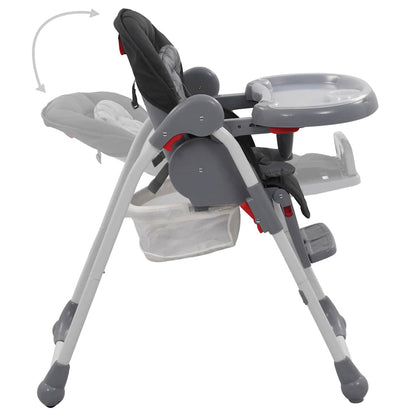 Seggiolone Pappa per Bambini Grigio | homemem39