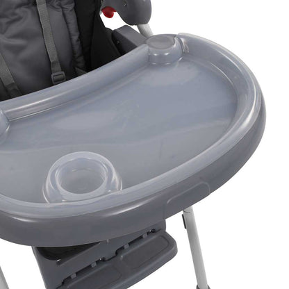 Seggiolone Pappa per Bambini Grigio | homemem39